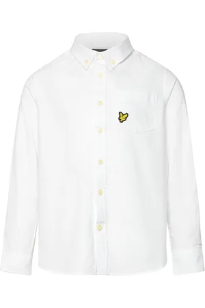 Lyle & Scott Oxford Shirt Tops Shirts Long-sleeved Shirts White