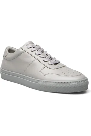 Les Deux Wesley Leather Sneaker Low-top Sneakers Grey