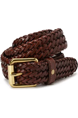 Saddler Grahn Accessories Belts Braided Belt Brown