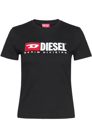 Diesel T-Sli-Div T-Shirt Tops T-shirts & Tops Short-sleeved Black