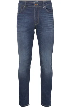 SELECTED Slh175-Slimleon 31604 D.blue Soft Noos Bottoms Jeans Slim Blue