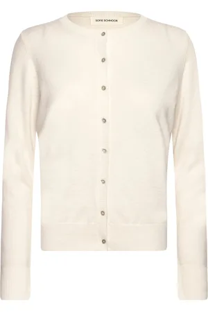 Sofie Schnoor Cissesw Cardigan Tops Knitwear Cardigans Cream