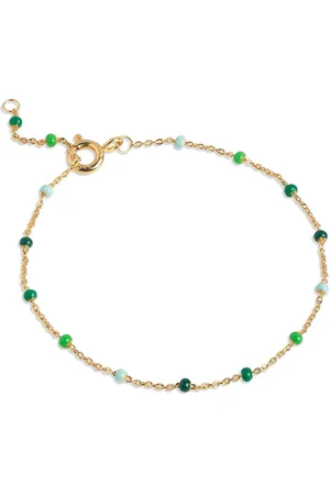 Enamel Lola Bracelet Accessories Jewellery Bracelets Chain Bracelets Green