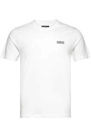 Barbour B.intl Small Logo Tee Designers T-Kortærmet Skjorte White