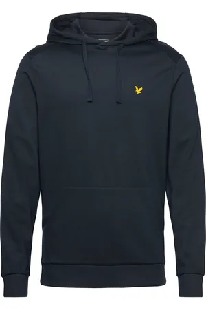 Lyle & Scott Fly Fleece Hoodie Sport Sweatshirts & Hoodies Hoodies Navy