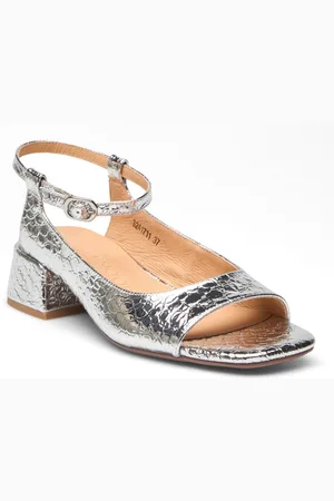 Sofie Schnoor Shoe Shoes Heels Pumps Sling Backs Silver