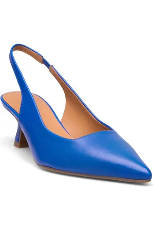 Billi Bi Sling Back Shoes Heels Pumps Sling Backs Blue