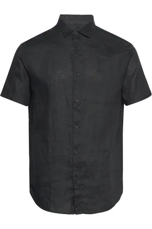 Armani Exchange Shirt Tops Shirts Short-sleeved Black