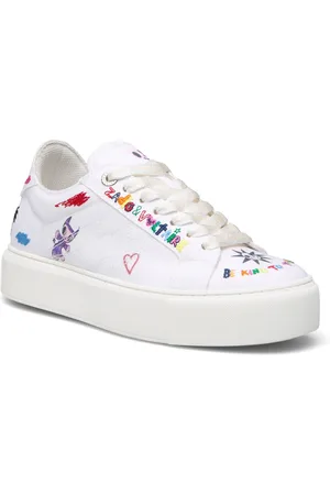 Zadig & Voltaire La Flash Chunky Canvas Humbert Designers Sneakers Chunky Sneakers White