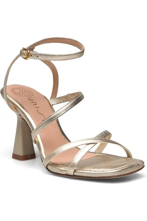 Unisa Sissi24Lmt Sandal Med Hæl Gold