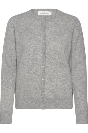 Sofie Schnoor Cissesw Cardigan Tops Knitwear Cardigans Grey