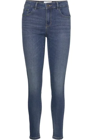 Noisy May Nmjen Nw Skinny Shaper Jean Jt175Db Noos Bottoms Jeans Skinny Blue