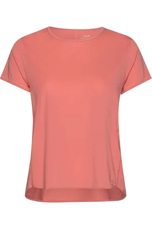 Casall Technical Loose Tee Sport T-shirts & Tops Short-sleeved Coral