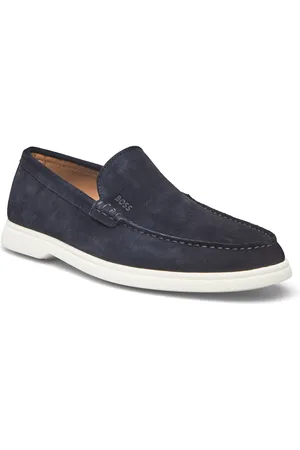 HUGO BOSS Sienne_Loaf_Sdvp_N Loafers Flade Sko Blue