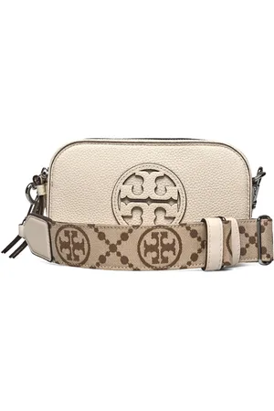Tory Burch Miller Mini Crossbody Bag Designers Crossbody Bags Beige