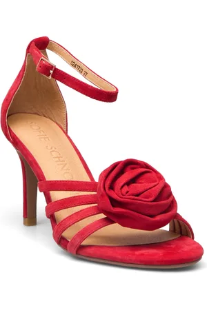 Sofie Schnoor Stiletto Sandal Med Hæl Red