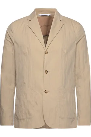 Rue de Tokyo Cedric Cotton Nylon Suits & Blazers Blazers Single Breasted Blazers Beige
