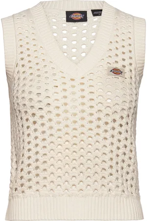 Dickies Ingalls Vest Vests Knitted Vests Cream
