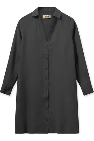 Mos Mosh Mmrielle Linen Dress Kort Kjole Black
