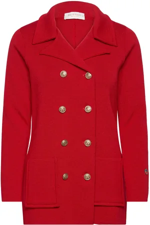 BUSNEL Victoria Jacket Designers Jackets Wool Jackets Red