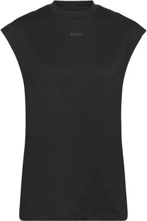 Björn Borg Studio Loose Fit Tank Tops T-shirts & Tops Sleeveless Black