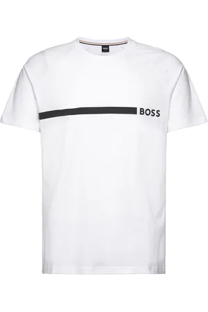 HUGO BOSS T-Shirt Rn Slim Fit Tops T-Kortærmet Skjorte White