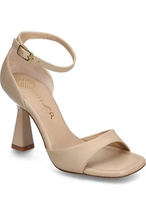 Unisa Safira24Ns Sandal Med Hæl Beige