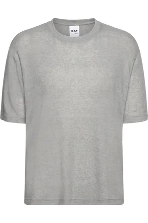 DAY Birger et Mikkelsen Parry - Soft Wool Tops T-shirts & Tops Short-sleeved Grey