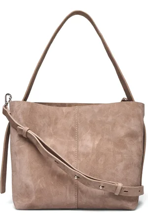 Beck Söndergaard Suede Fraya Small Bag Bags Small Shoulder Bags-crossbody Bags Beige