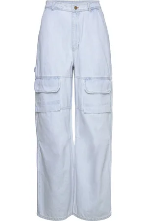 H2OFagerholt Classic Box Jeans Bottoms Jeans Wide Blue