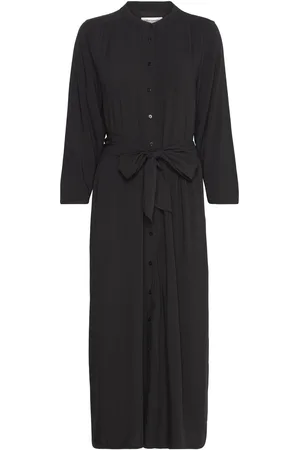 Lollys Laundry Harperll Maxi Dress 3/4 Knælang Kjole Black