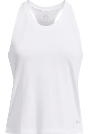 Under Armour Ua Launch Singlet Sport T-shirts & Tops Sleeveless White