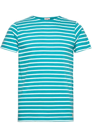 Armor.lux Breton Striped Shirt Héritage Tops T-Kortærmet Skjorte Blue