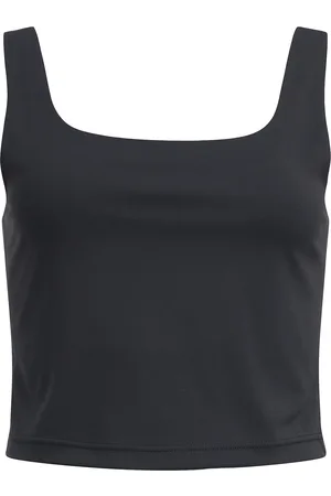 Rethinkit Butter Soft Alice Fitted Top Tops Crop Tops Sleeveless Crop Tops Black
