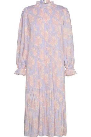 Noella Rebecca Long Dress Knælang Kjole Purple