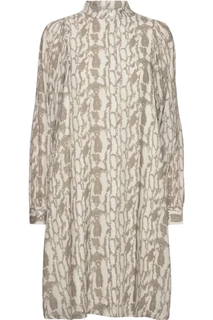 Bruuns Bazaar Barbareabbphilina Dress Kort Kjole Khaki Green