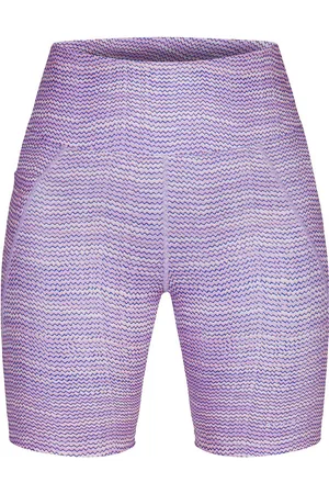 Röhnisch Flattering Printed Bike Tights Sport Shorts Sport Shorts Purple
