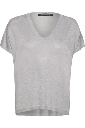 Bruuns Bazaar Bluebellbbmarlee Knit Tops Knitwear Jumpers Grey
