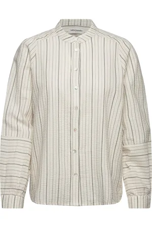 Lollys Laundry Linall Shirt Ls Tops Shirts Long-sleeved Cream