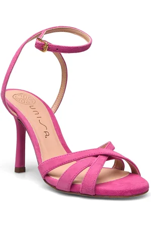Unisa Yambuks Sandal Med Hæl Pink