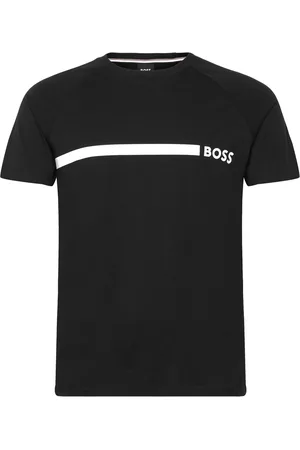 HUGO BOSS T-Shirt Rn Slim Fit Tops T-Kortærmet Skjorte Black