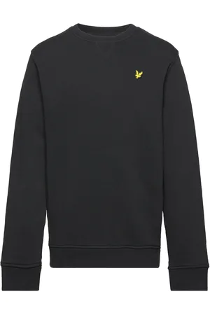Lyle & Scott Crew Neck Sweatshirt Tops Sweatshirts & Hoodies Sweatshirts Black