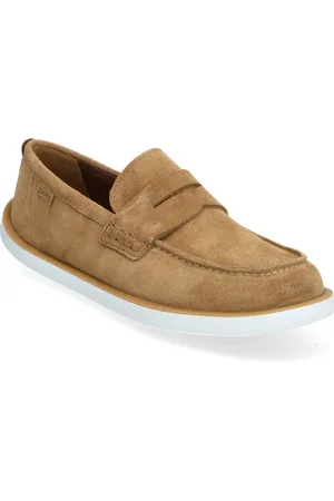 Camper Wagon Loafers Flade Sko Beige