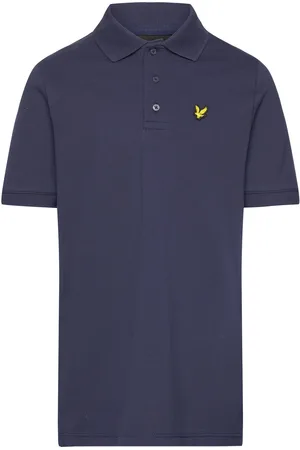 Lyle & Scott Plain Polo Shirt Tops T-shirts Polo Shirts Short-sleeved Polo Shirts Navy