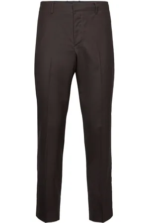 AllSaints Thorpe Trouser Bottoms Trousers Formal Brown