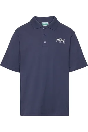 Kenzo Short Sleeve Polo Tops T-shirts Polo Shirts Short-sleeved Polo Shirts Navy