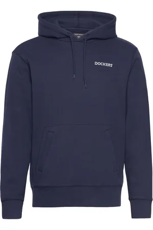 Dockers T2 Hoodie Core Tops Sweatshirts & Hoodies Hoodies Blue