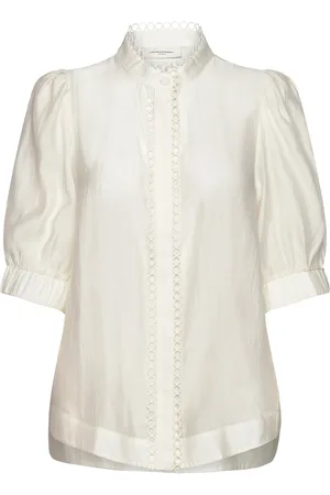 Copenhagen Muse Cmmolly-Shirt Tops Blouses Short-sleeved White
