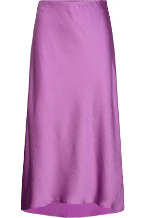 Dante 6 D6Peppa Midi Skirt Knælang Nederdel Pink