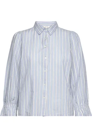 Part Two Nevinpw Sh Tops Blouses Long-sleeved Blue